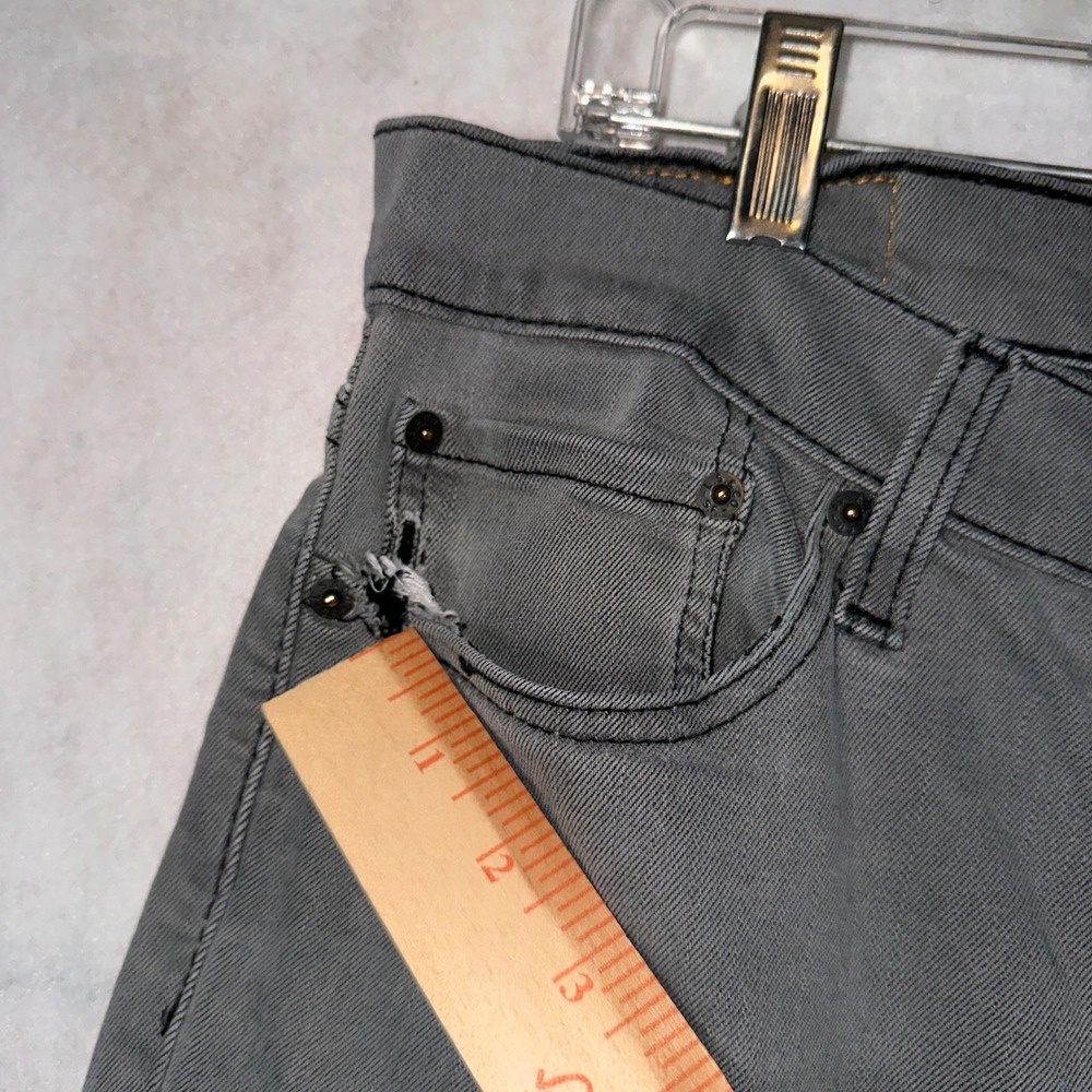 Levi's Jeans Mens 33x30 511 Slim Fit Gray Good Condition Stretch Denim - Picture 16 of 16